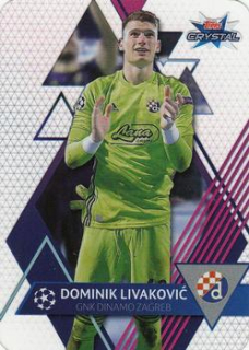 Dominik Livakovic Dinamo Zagreb 2019/20 Topps Crystal Champions League Base card #61